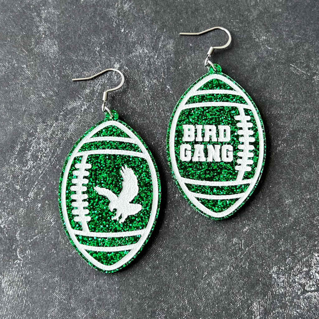 Eagles Football Statement Earrings