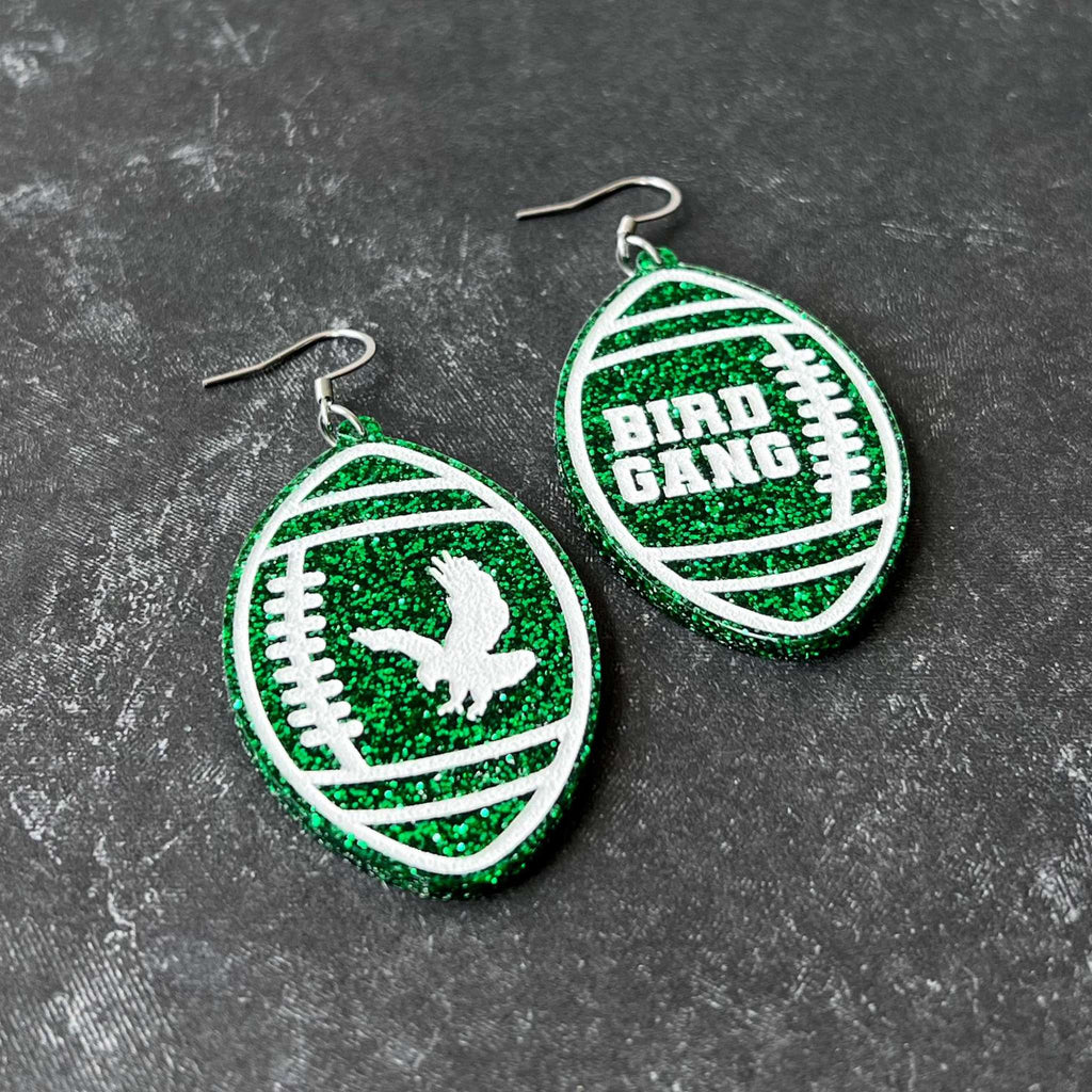 Eagles Football Statement Earrings