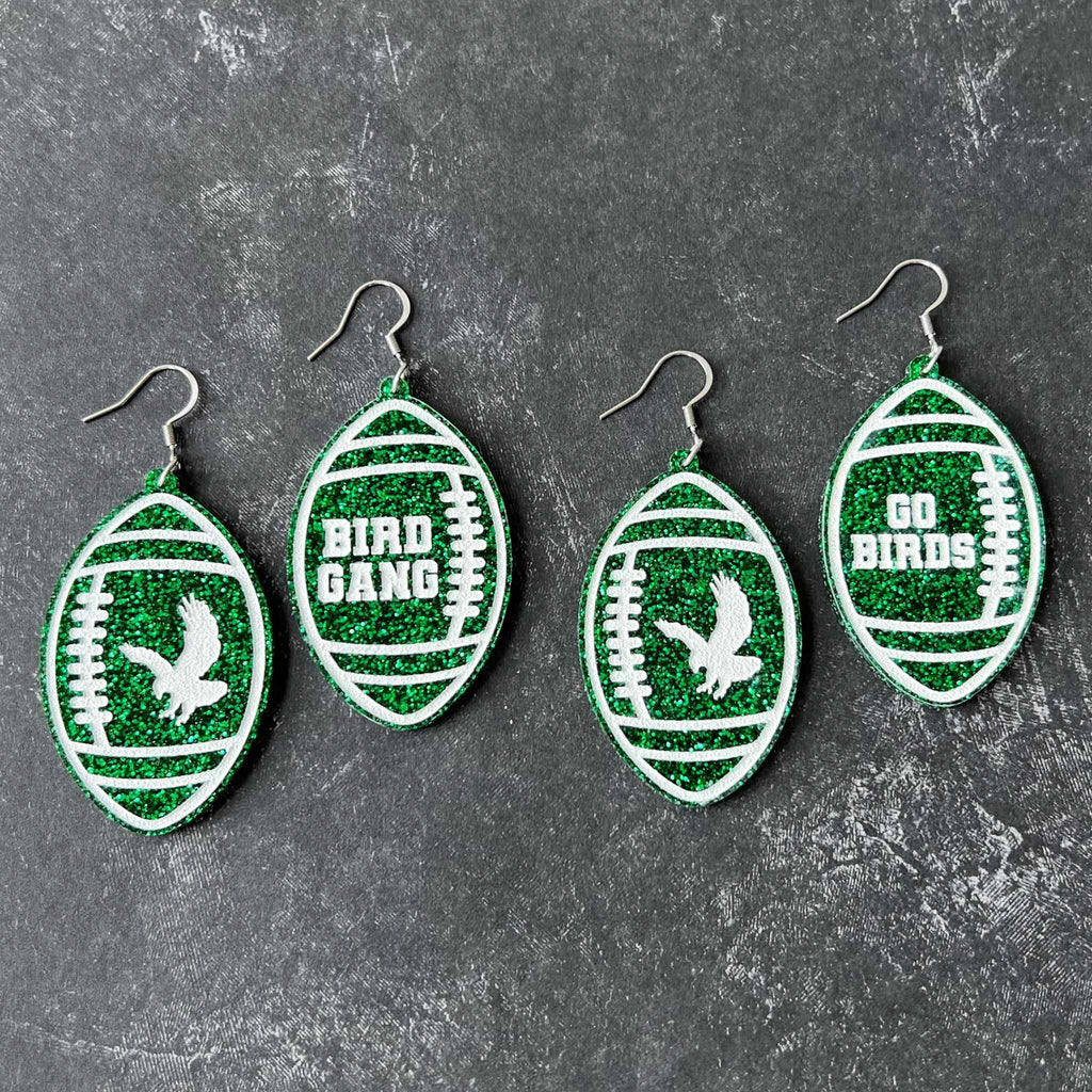 Eagles Football Statement Earrings