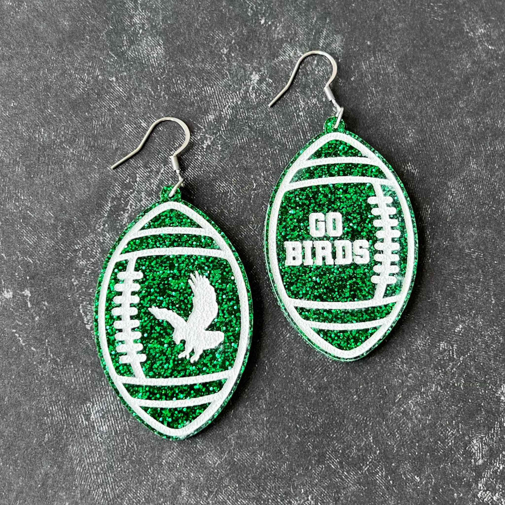 Eagles Football Statement Earrings