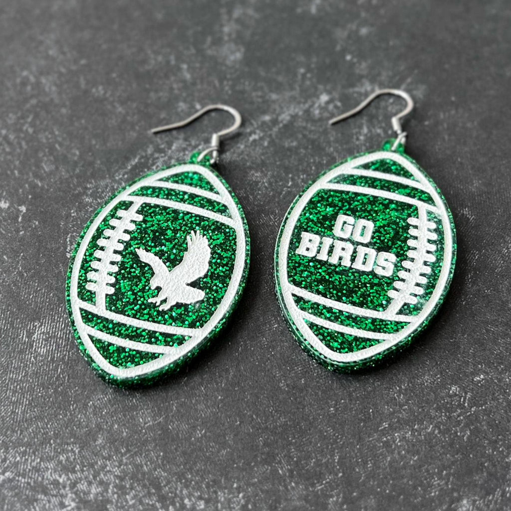 Eagles Football Statement Earrings