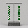 Eagles Mardi Gras Earrings