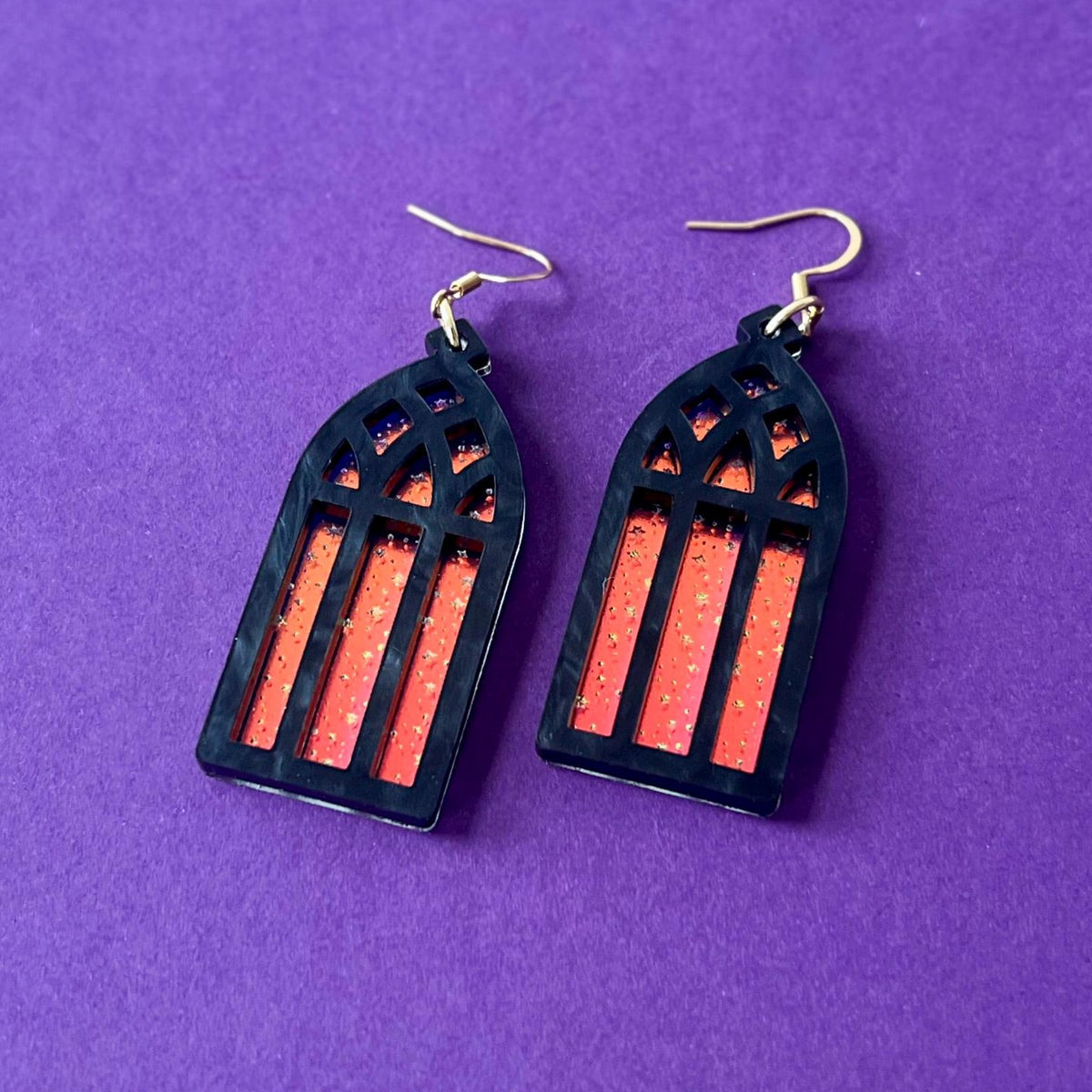 Gothic Window Earrings