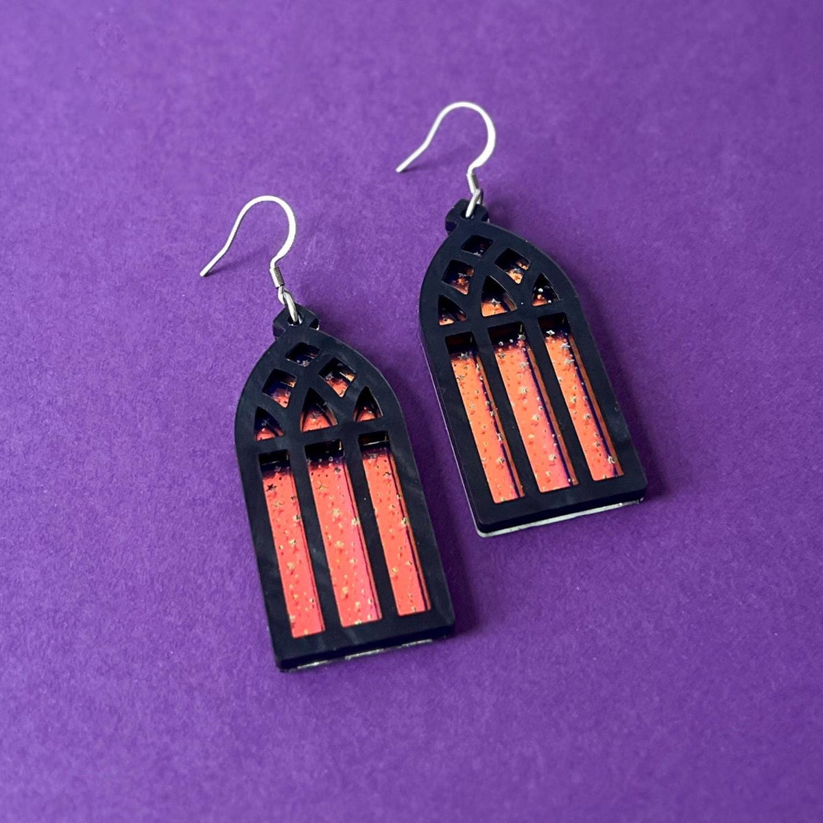 Gothic Window Earrings