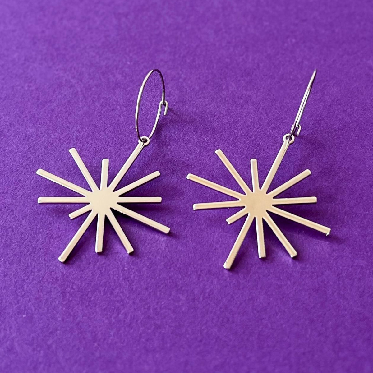 Lucy Steel Earrings