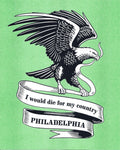 I Would Die for My Country Philadelphia Risograph Print